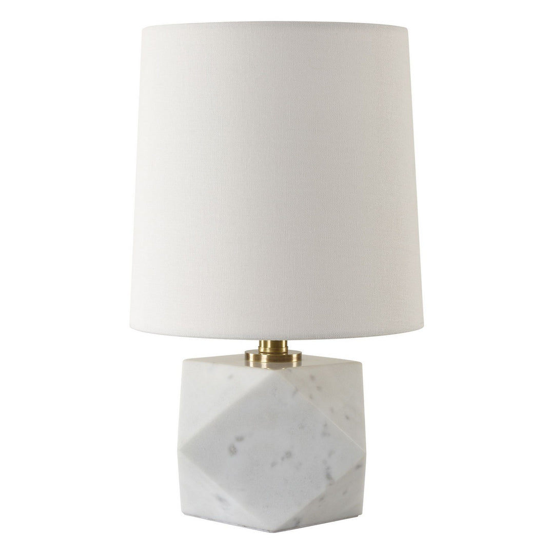 A Cut Above One Light Table Lamp in Antique Brass - available from The Lighting Shoppe, trusted by Canadian homeowners