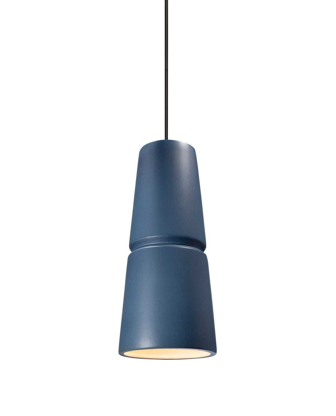 Radiance One Light Pendant in Midnight Sky Justice Designs