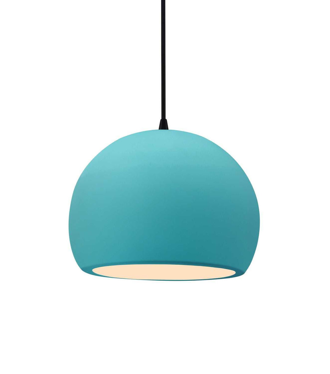 Radiance One Light Pendant in Reflecting Pool Justice Designs