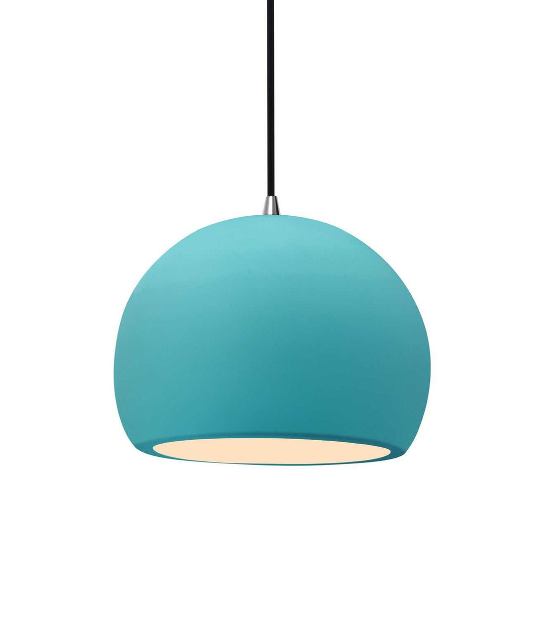 Radiance One Light Pendant in Reflecting Pool Justice Designs