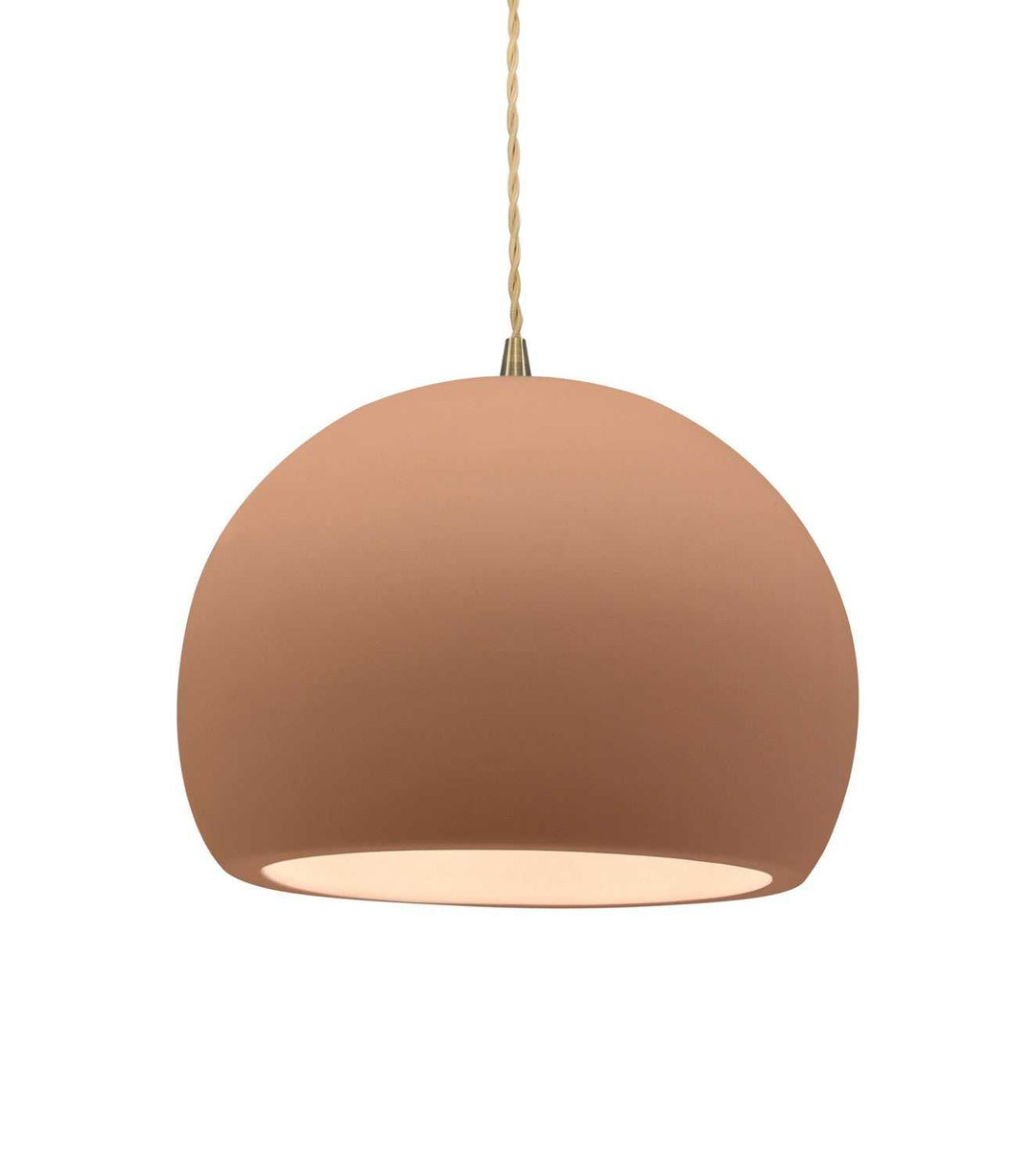Radiance One Light Pendant in Adobe Justice Designs