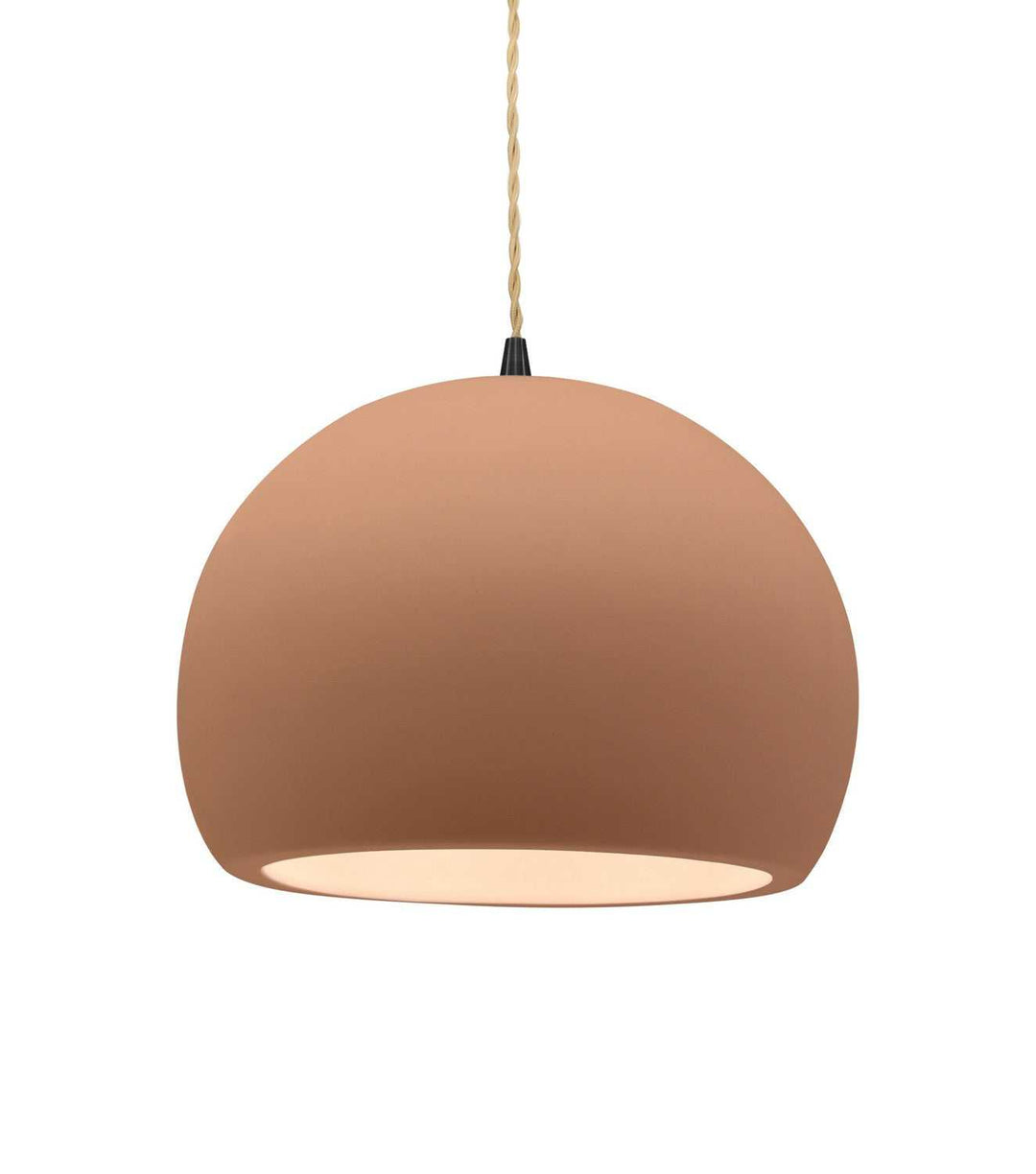 Radiance One Light Pendant in Adobe Justice Designs