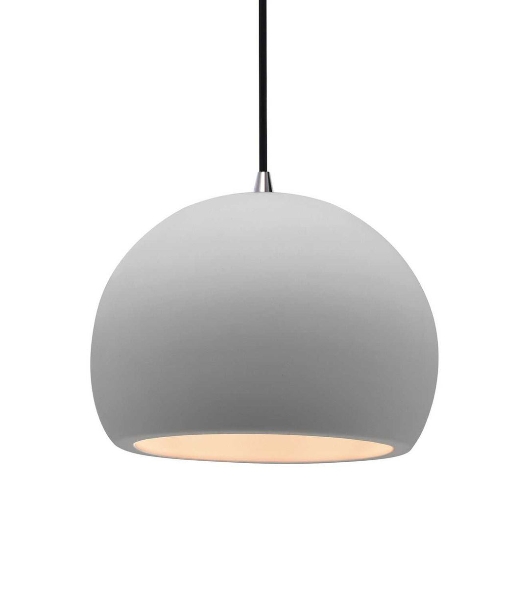 Radiance One Light Pendant in Bisque Justice Designs
