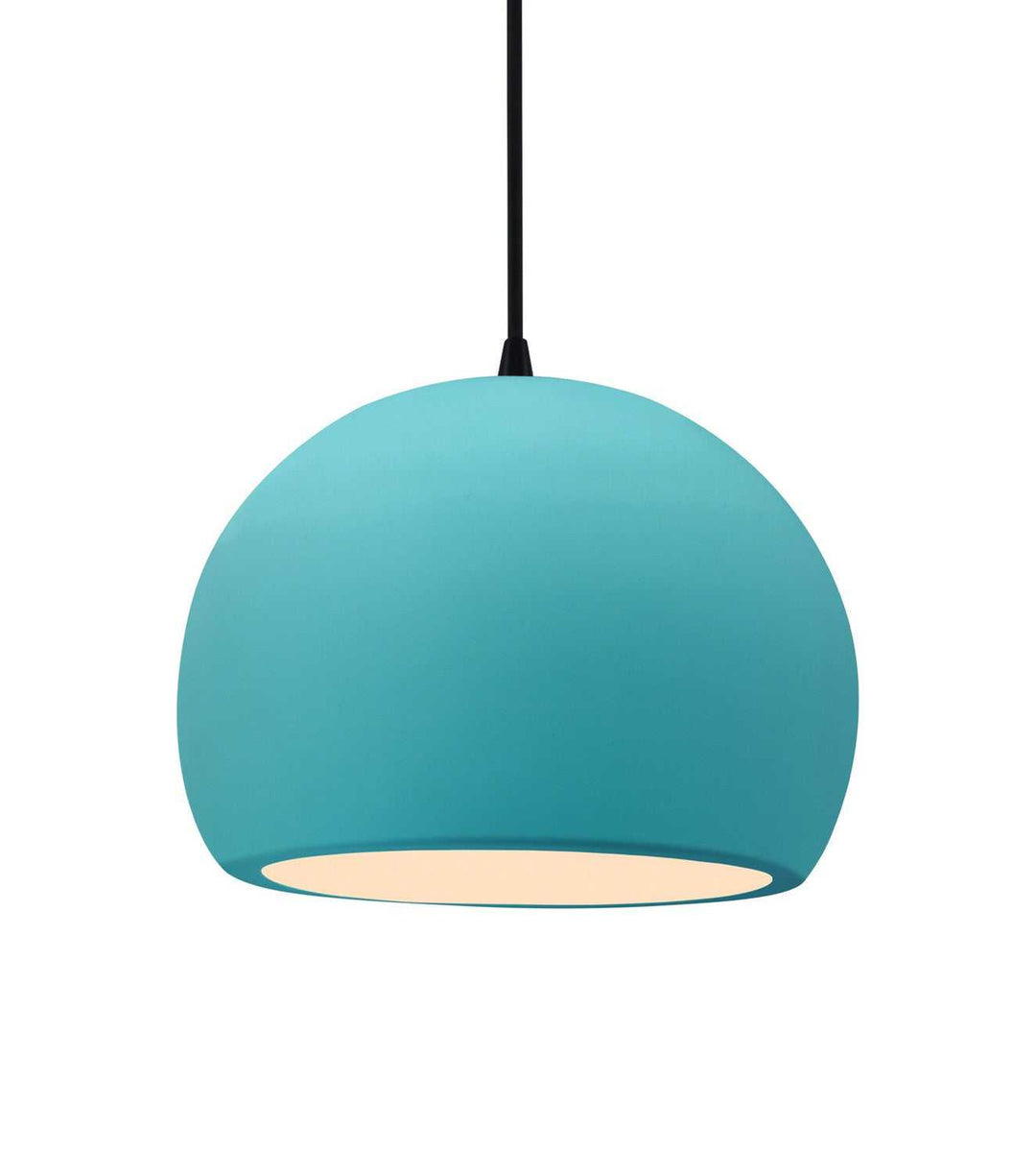 Radiance One Light Pendant in Reflecting Pool Justice Designs