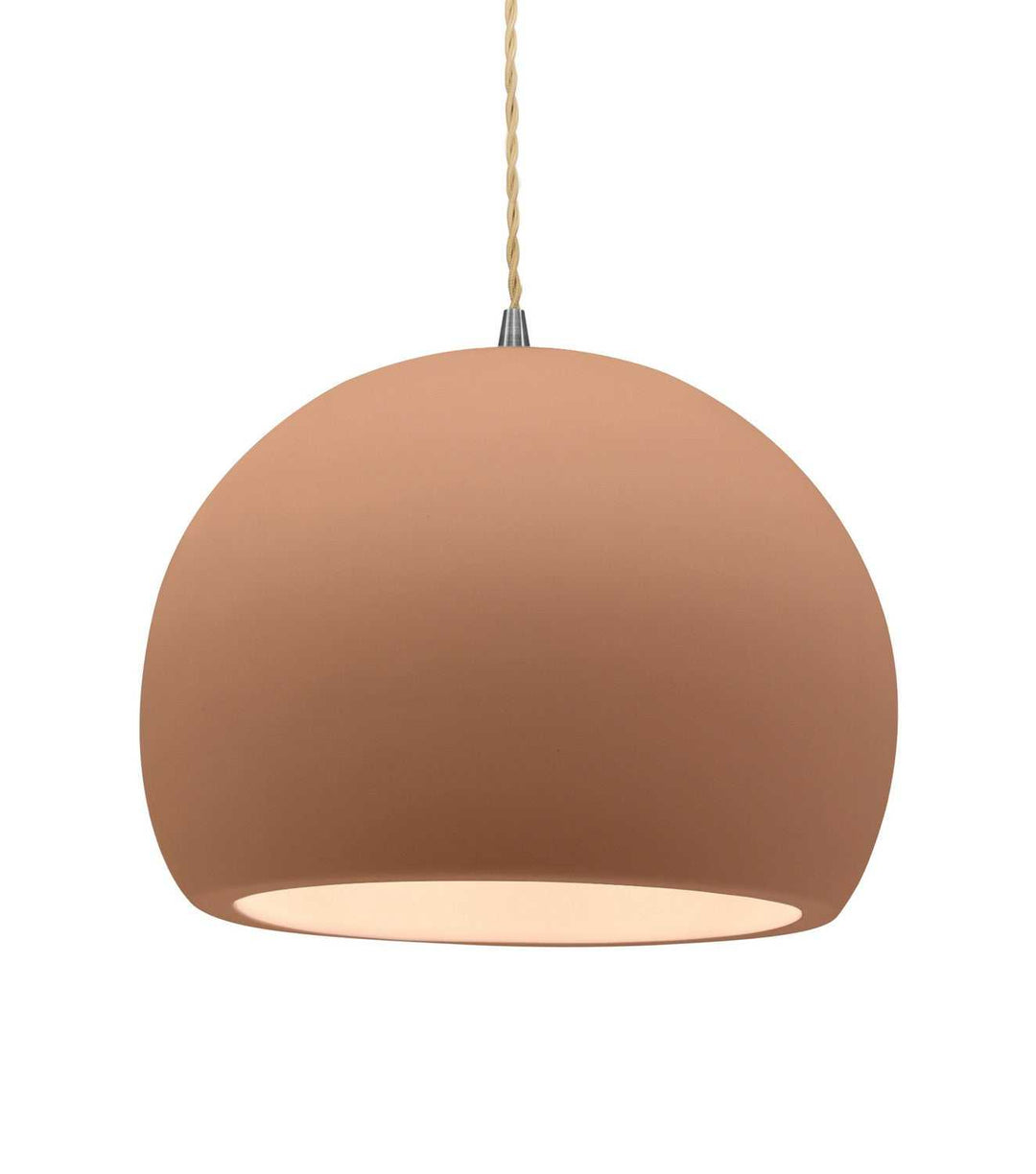 Radiance One Light Pendant in Adobe Justice Designs