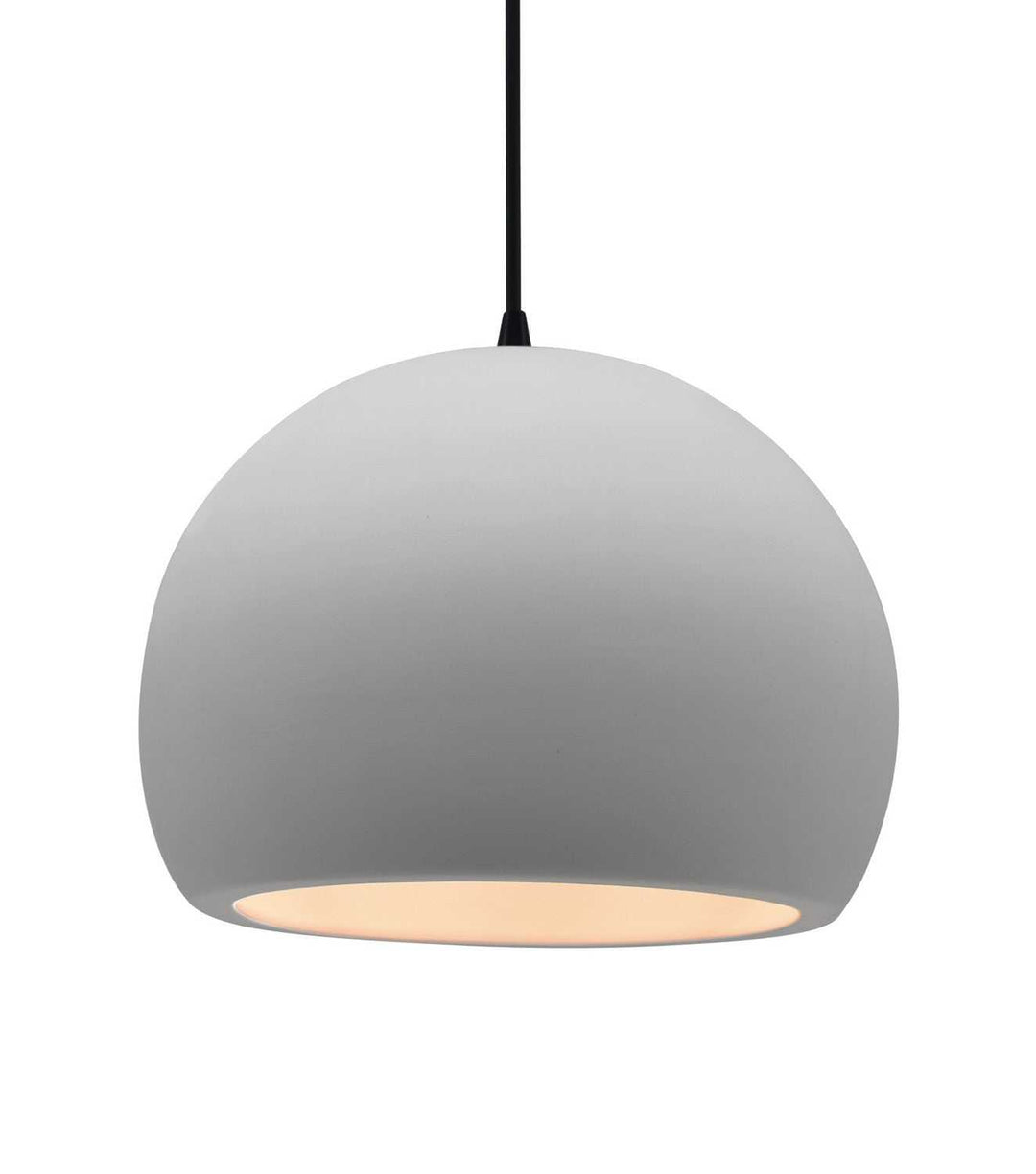 Radiance One Light Pendant in Bisque Justice Designs