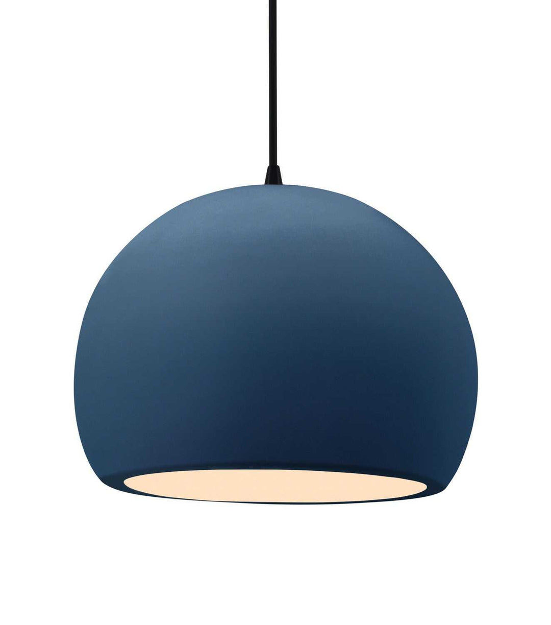 Radiance One Light Pendant in Midnight Sky Justice Designs