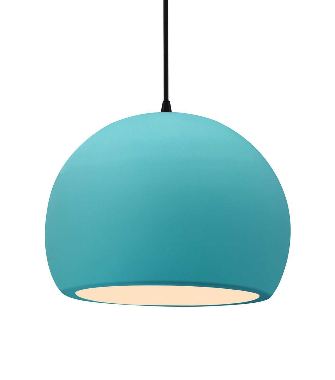 Radiance One Light Pendant in Reflecting Pool Justice Designs