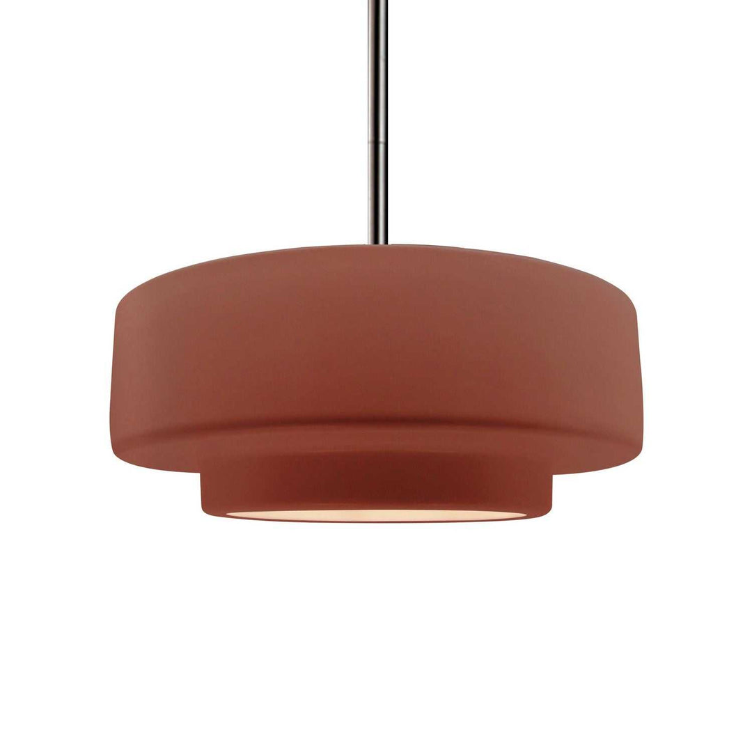 Radiance One Light Pendant in Canyon Clay Justice Designs