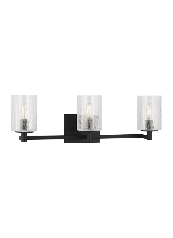 Generation Lighting Canada - GLV1033MBK - Three Light Wall / Bath - Parker - Midnight Black