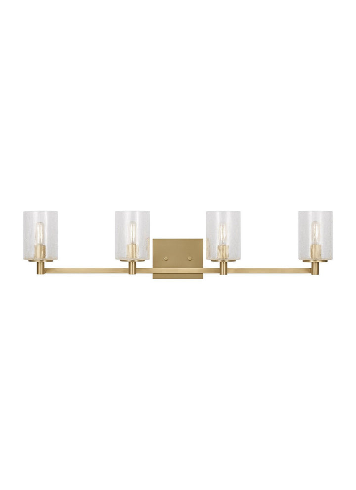 Generation Lighting Canada - GLV1034SB - Four Light Wall / Bath - Parker - Satin Brass