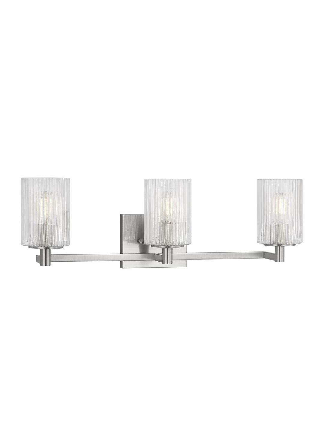 Generation Lighting Canada - GLV1043BS - Three Light Wall / Bath - Lando - Brushed Steel