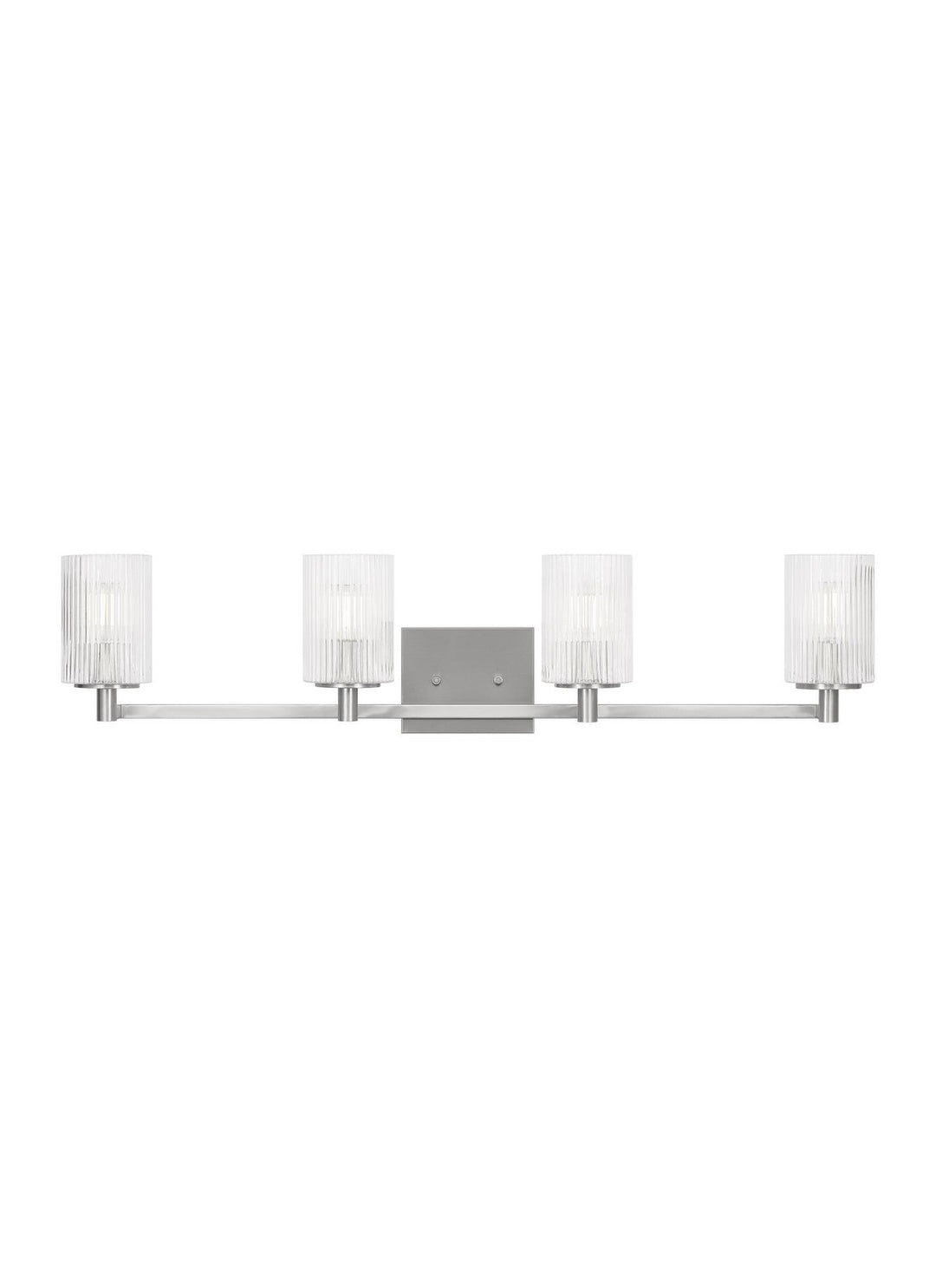 Generation Lighting Canada - GLV1044BS - Four Light Wall / Bath - Lando - Brushed Steel