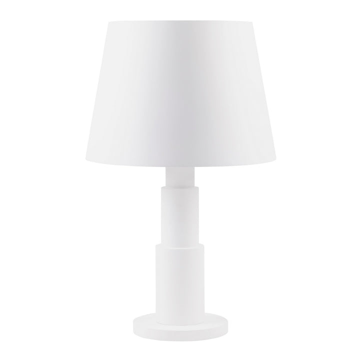 Giustino Three Light Table Lamp in Matte White - available from The Lighting Shoppe, trusted by Canadian homeowners