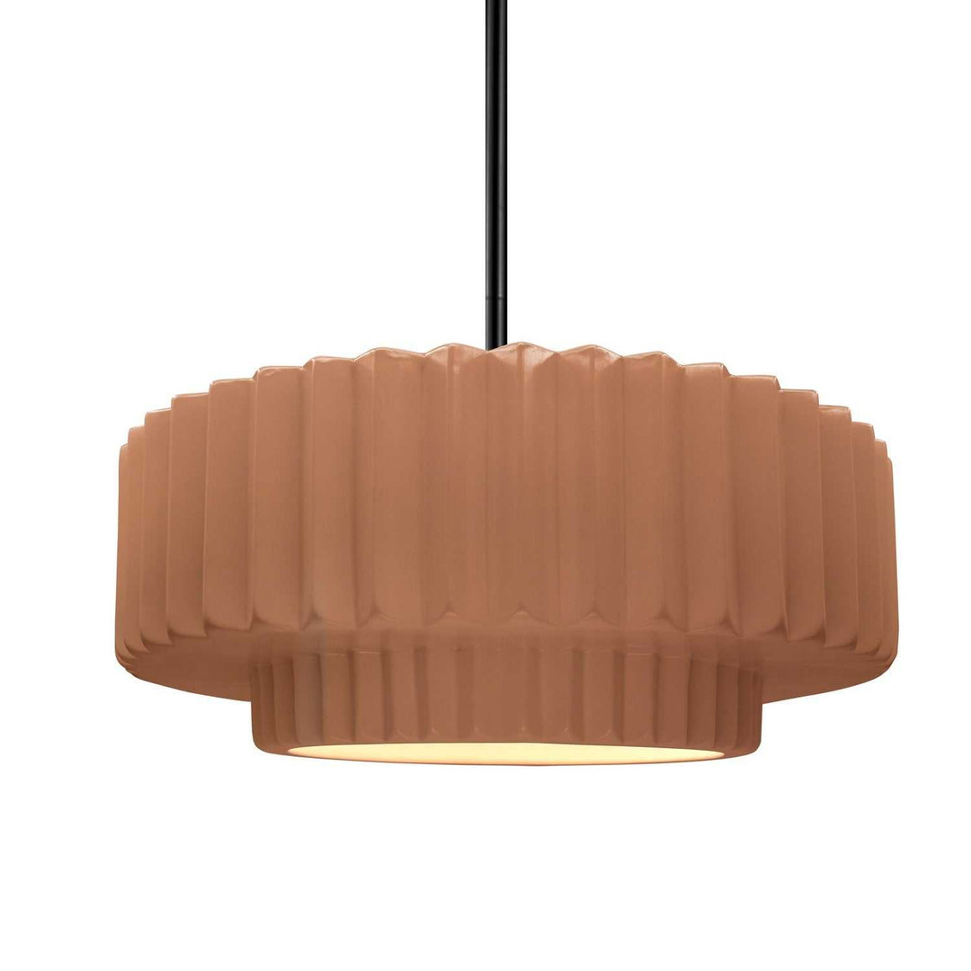 Radiance One Light Pendant in Adobe Justice Designs
