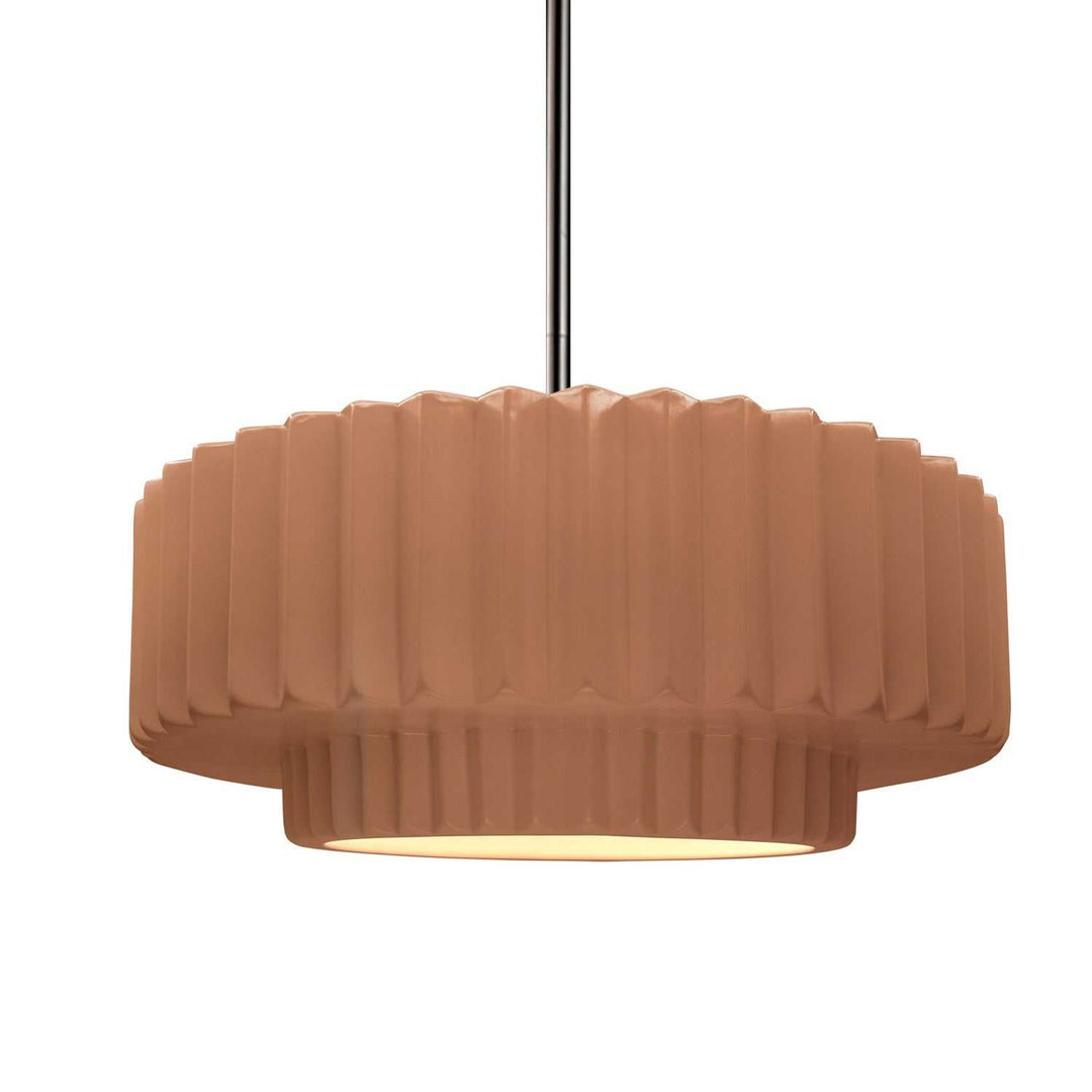 Radiance One Light Pendant in Adobe Justice Designs