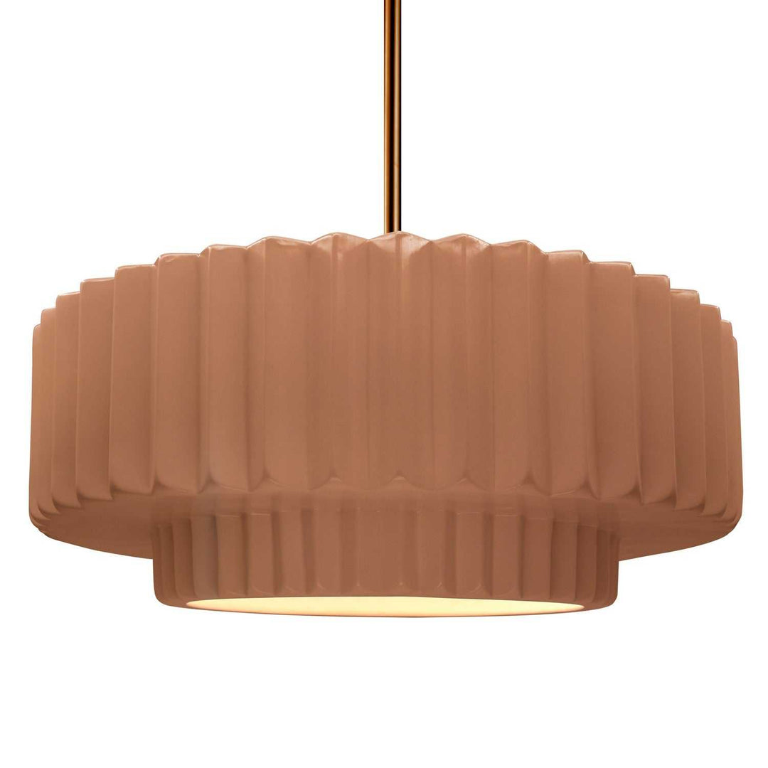 Radiance One Light Pendant in Adobe Justice Designs