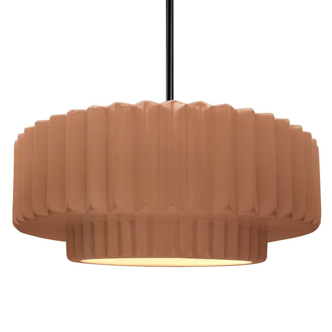 Radiance One Light Pendant in Adobe Justice Designs