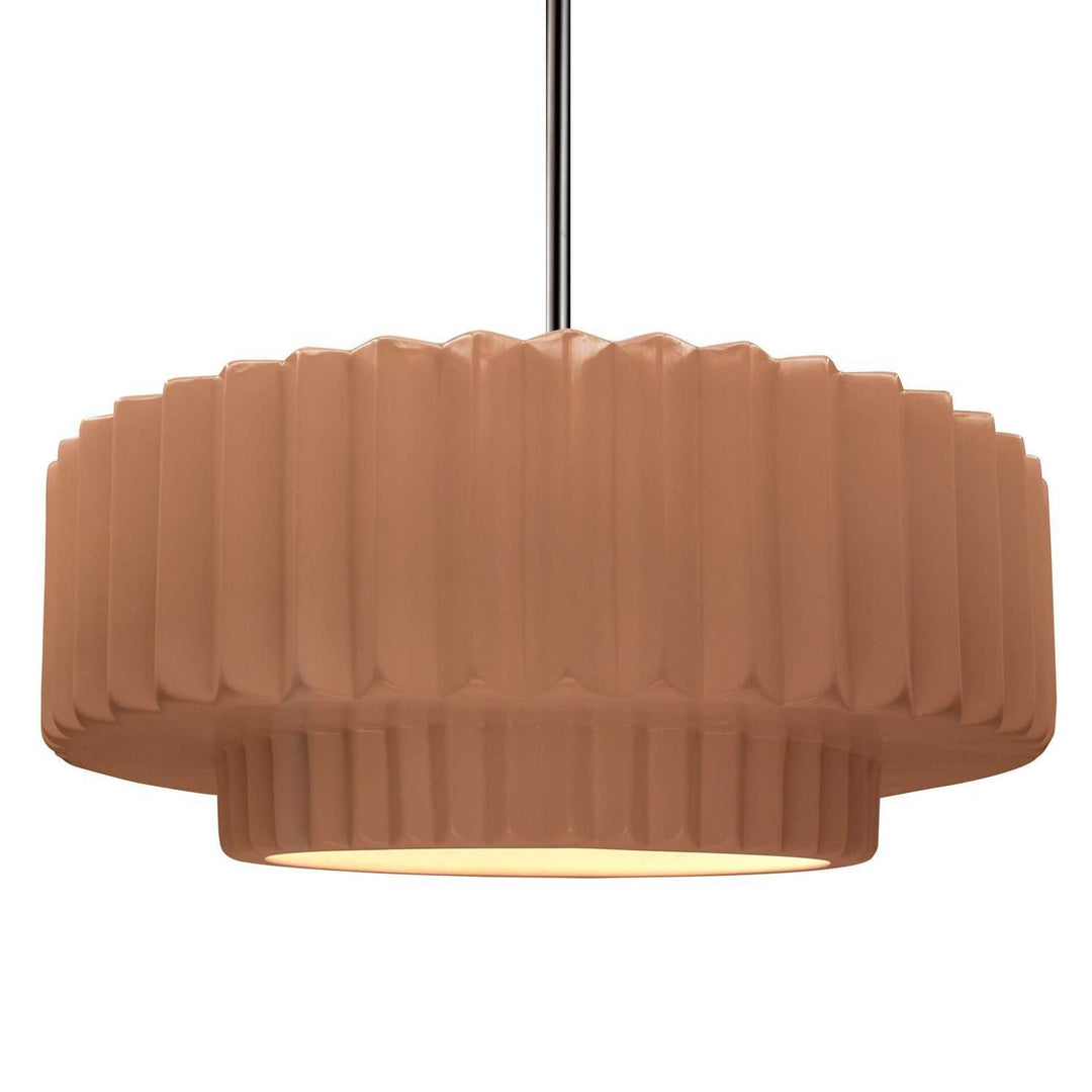 Radiance One Light Pendant in Adobe Justice Designs