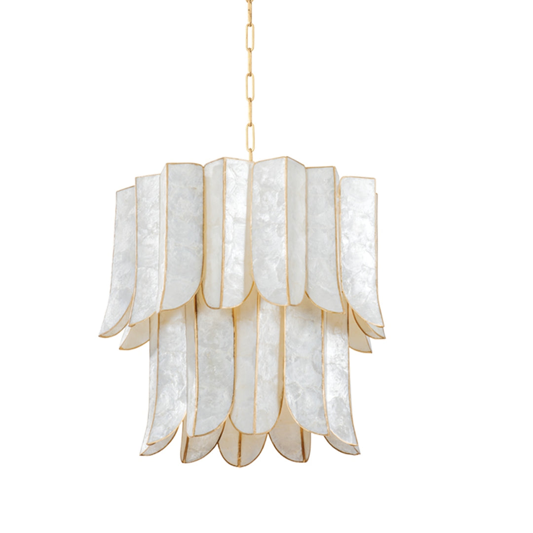Corbett Lighting Canada - 365-23-VGL - Seven Light Chandelier - Cartagena - Vintage Gold Leaf