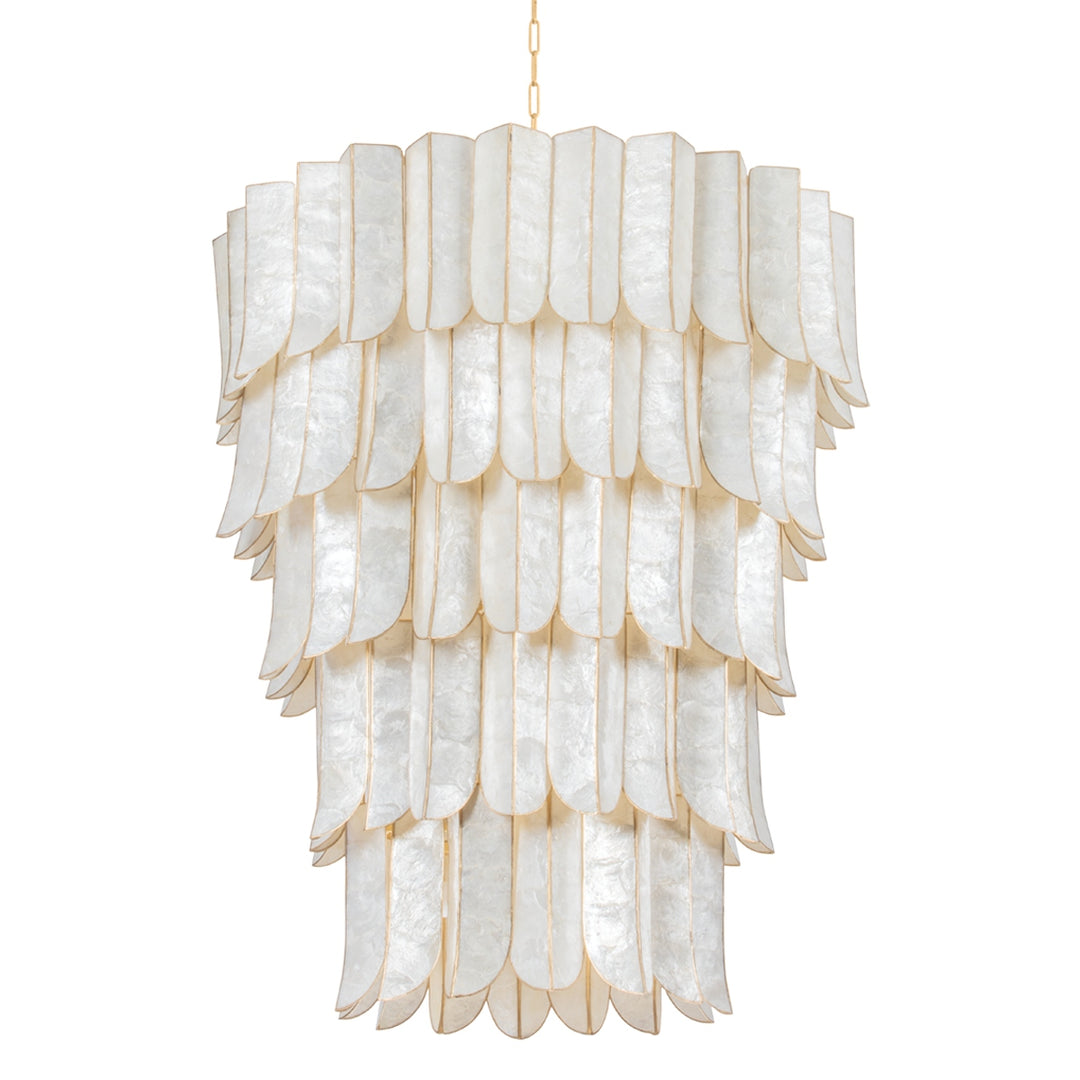 Corbett Lighting Canada - 365-39-VGL - 27 Light Chandelier - Cartagena - Vintage Gold Leaf