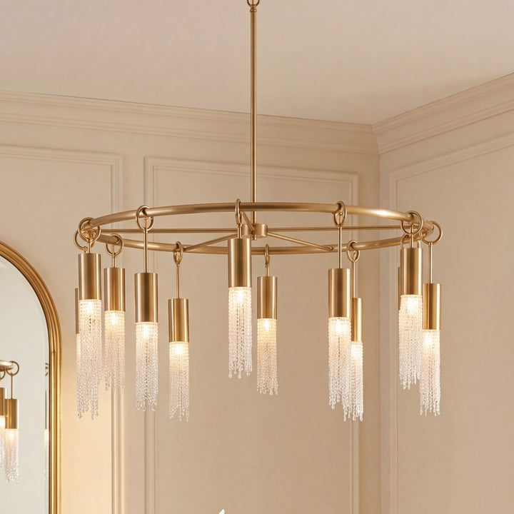 Savoy House - 1-1367-12-322 - 12 Light Chandelier - Chelsea - Warm Brass