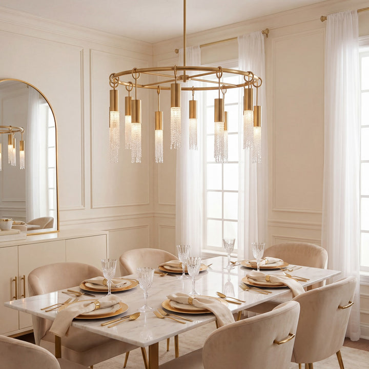 Savoy House - 1-1367-12-322 - 12 Light Chandelier - Chelsea - Warm Brass