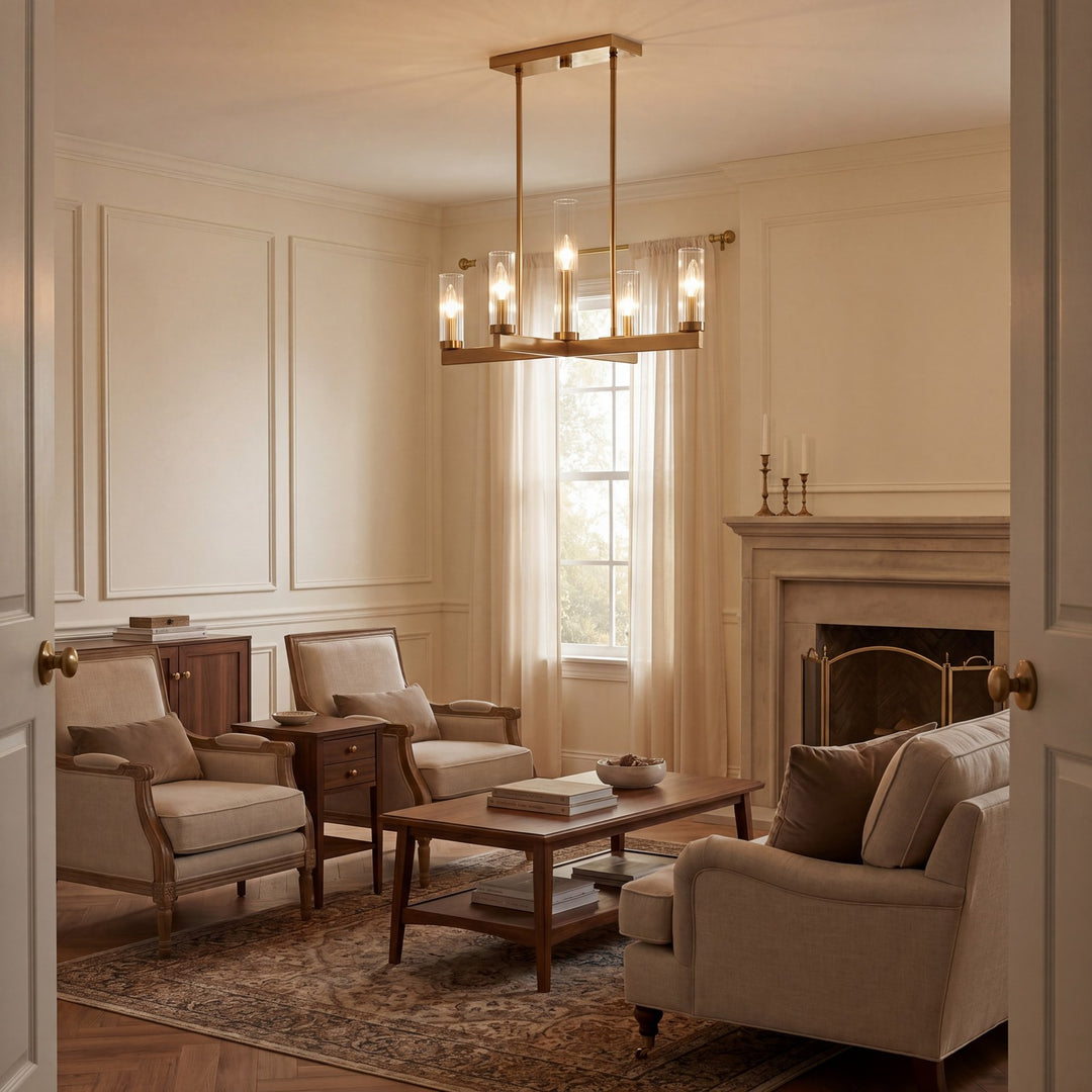 Savoy House - 1-2634-5-322 - Five Light Chandelier - Carina - Warm Brass