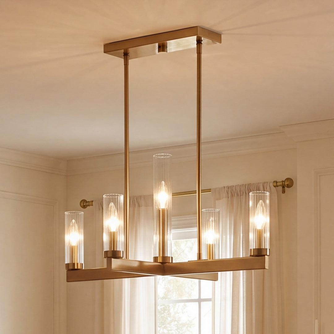 Savoy House - 1-2634-5-322 - Five Light Chandelier - Carina - Warm Brass