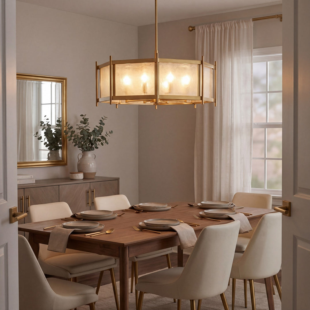 Savoy House - 1-3803-8-322 - Eight Light Chandelier - Jacobs - Warm Brass