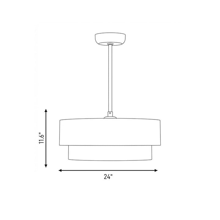 Savoy House - 22-FD-445-322 - LED Fan D'Lier - Diana - Warm Brass
