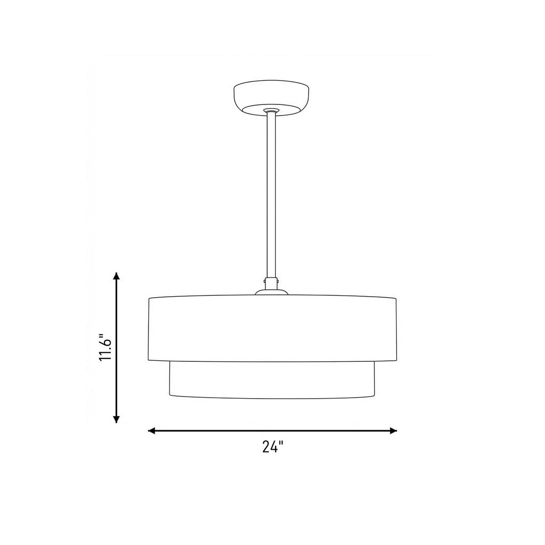 Savoy House - 22-FD-445-89 - LED Fan D'Lier - Diana - Matte Black