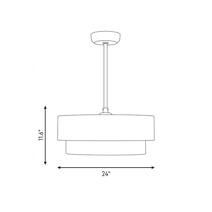 Savoy House - 22-FD-445-89 - LED Fan D'Lier - Diana - Matte Black
