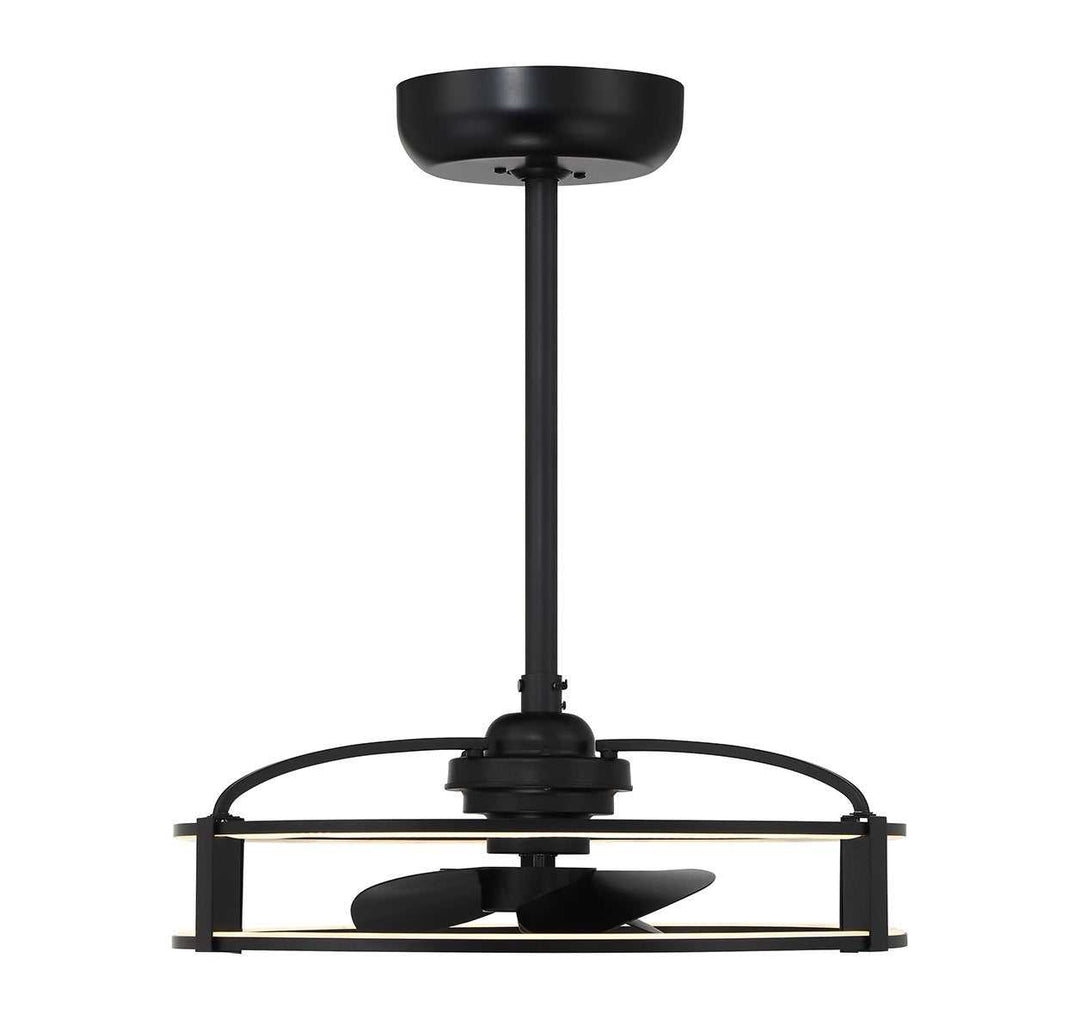 Vesta LED Fan D'Lier in Matte Black Savoy House