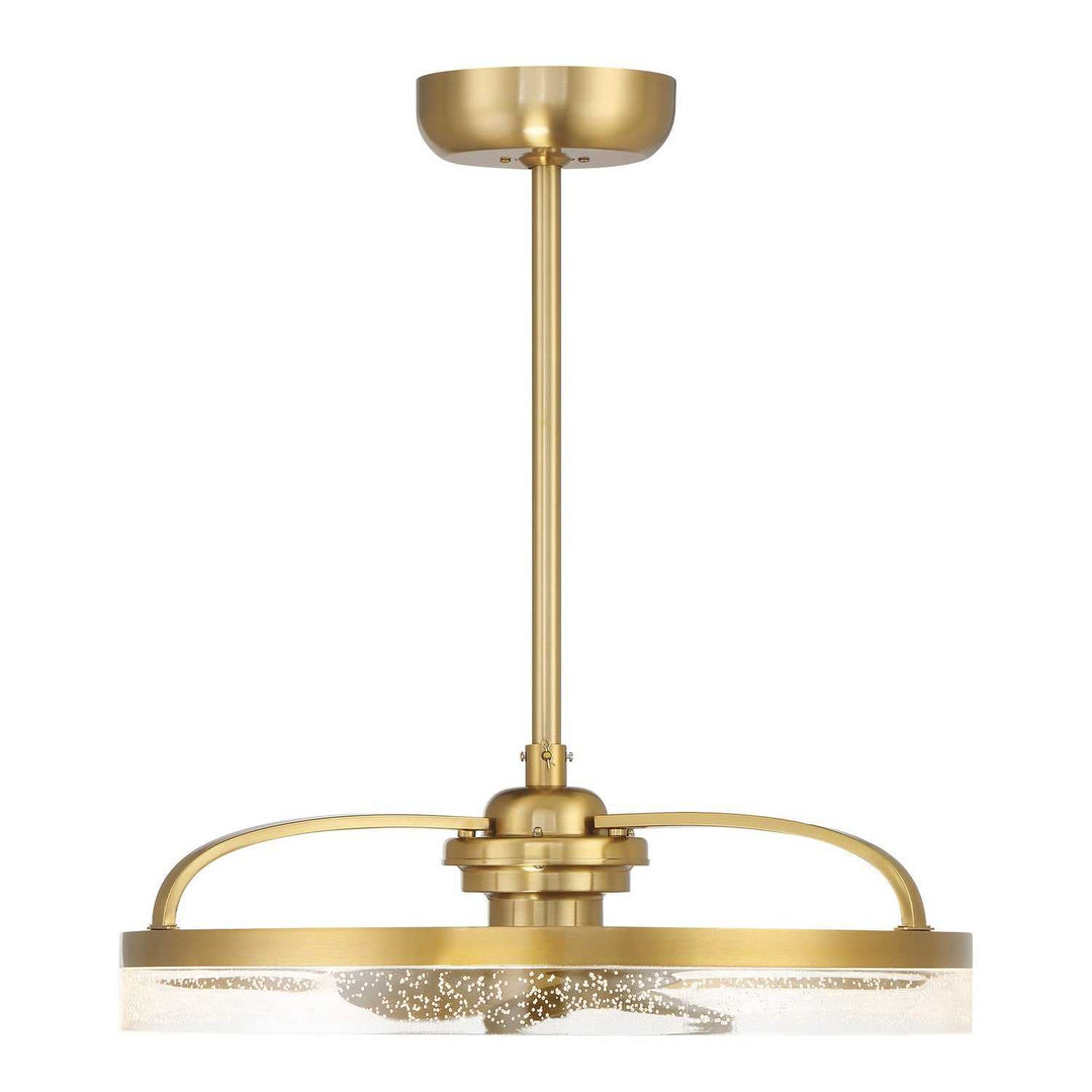 Lyria LED Fan D'Lier in Warm Brass Savoy House