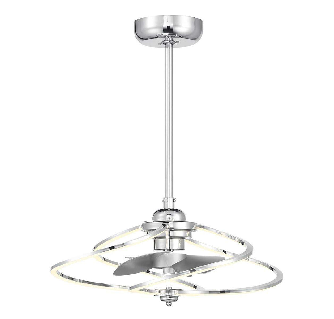 Hydra LED Fan D'Lier in Polished Chrome Savoy House
