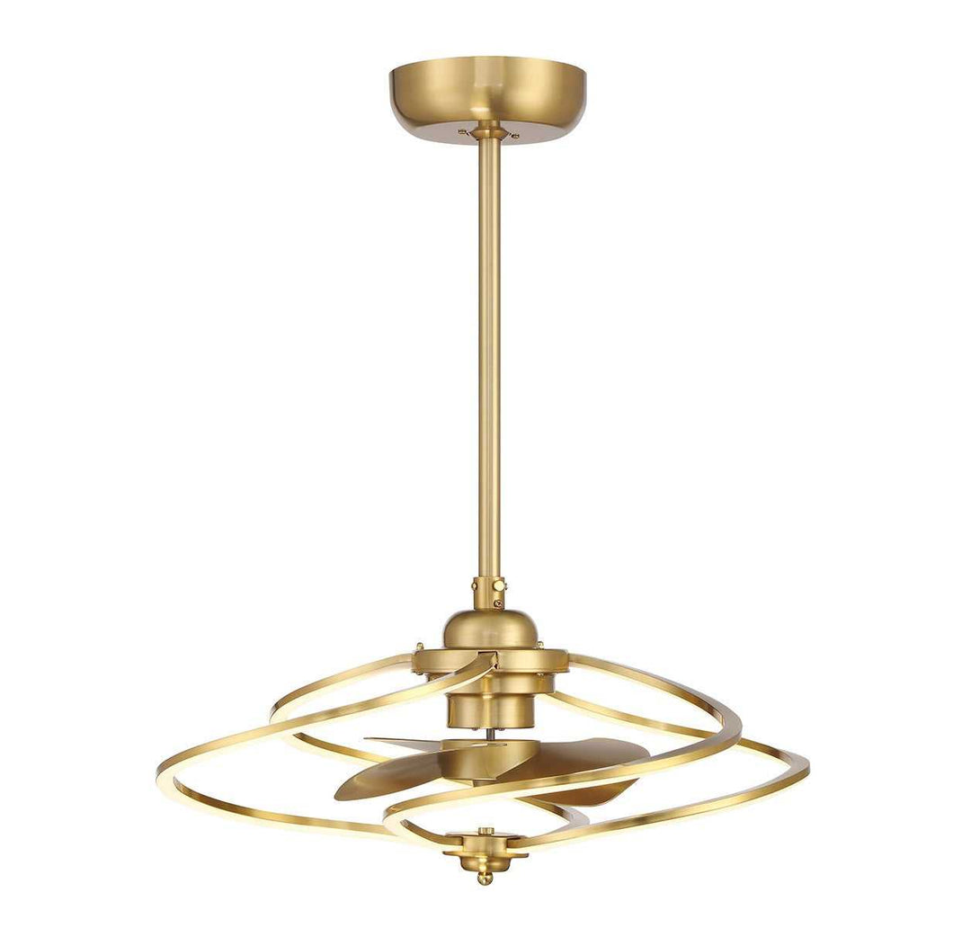 Hydra LED Fan D'Lier in Warm Brass Savoy House
