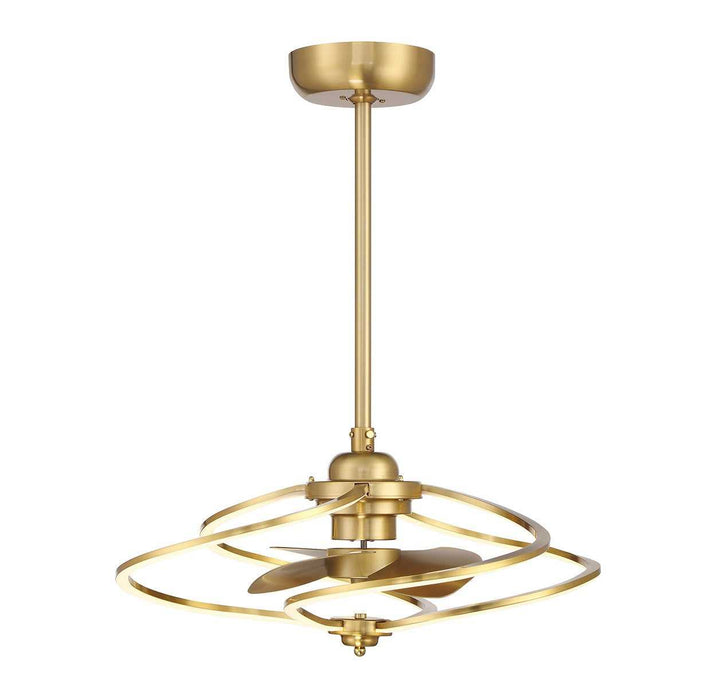 Hydra LED Fan D'Lier in Warm Brass Savoy House