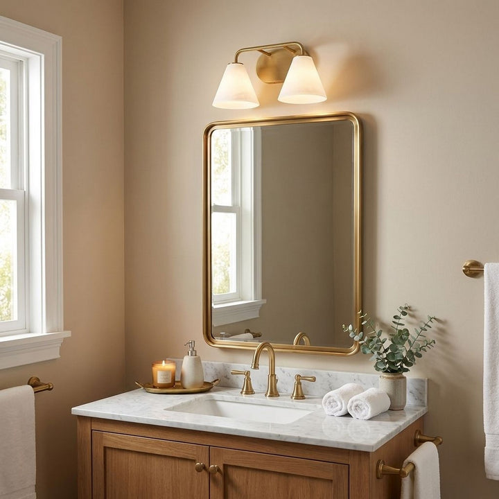 Savoy House - 8-2988-2-322 - Two Light Bathroom Vanity - Blair - Warm Brass