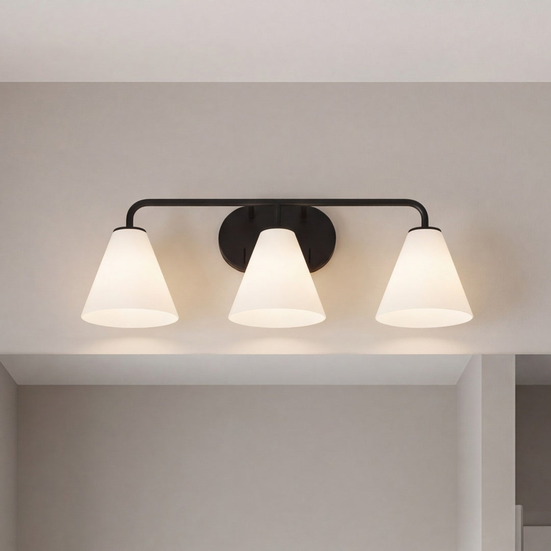 Savoy House - 8-2988-3-BK - Three Light Bathroom Vanity - Blair - Matte Black