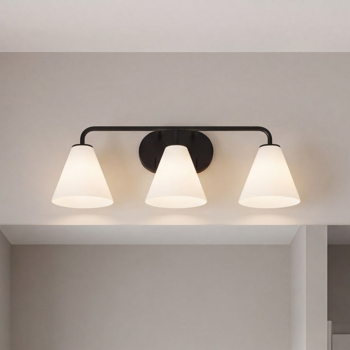 Savoy House - 8-2988-3-BK - Three Light Bathroom Vanity - Blair - Matte Black