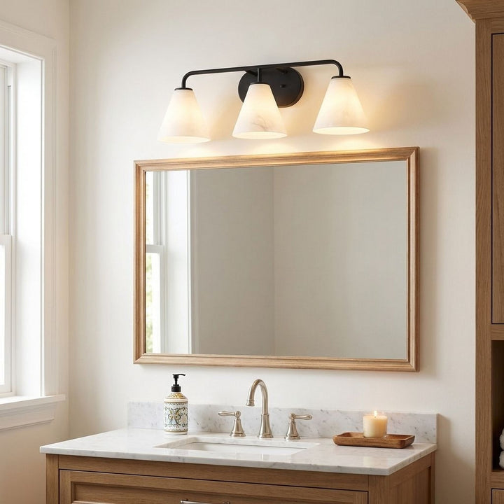 Savoy House - 8-2988-3-BK - Three Light Bathroom Vanity - Blair - Matte Black