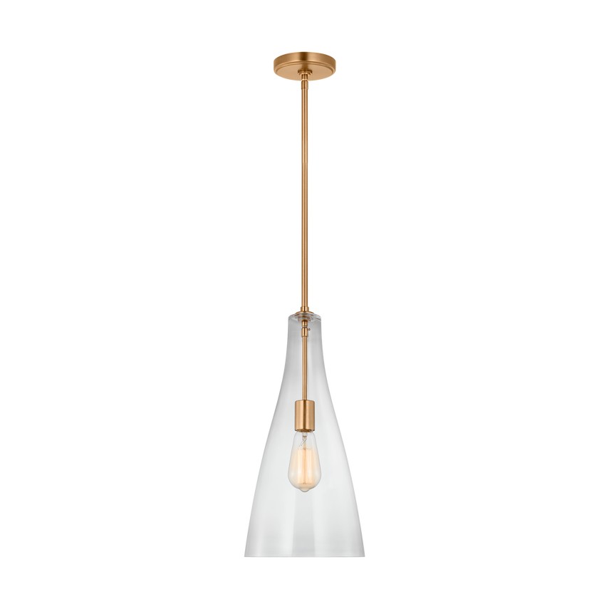 Visual Comfort Studio Canada - 6537001-848 - One Light Pendant - Arilda - Satin Brass