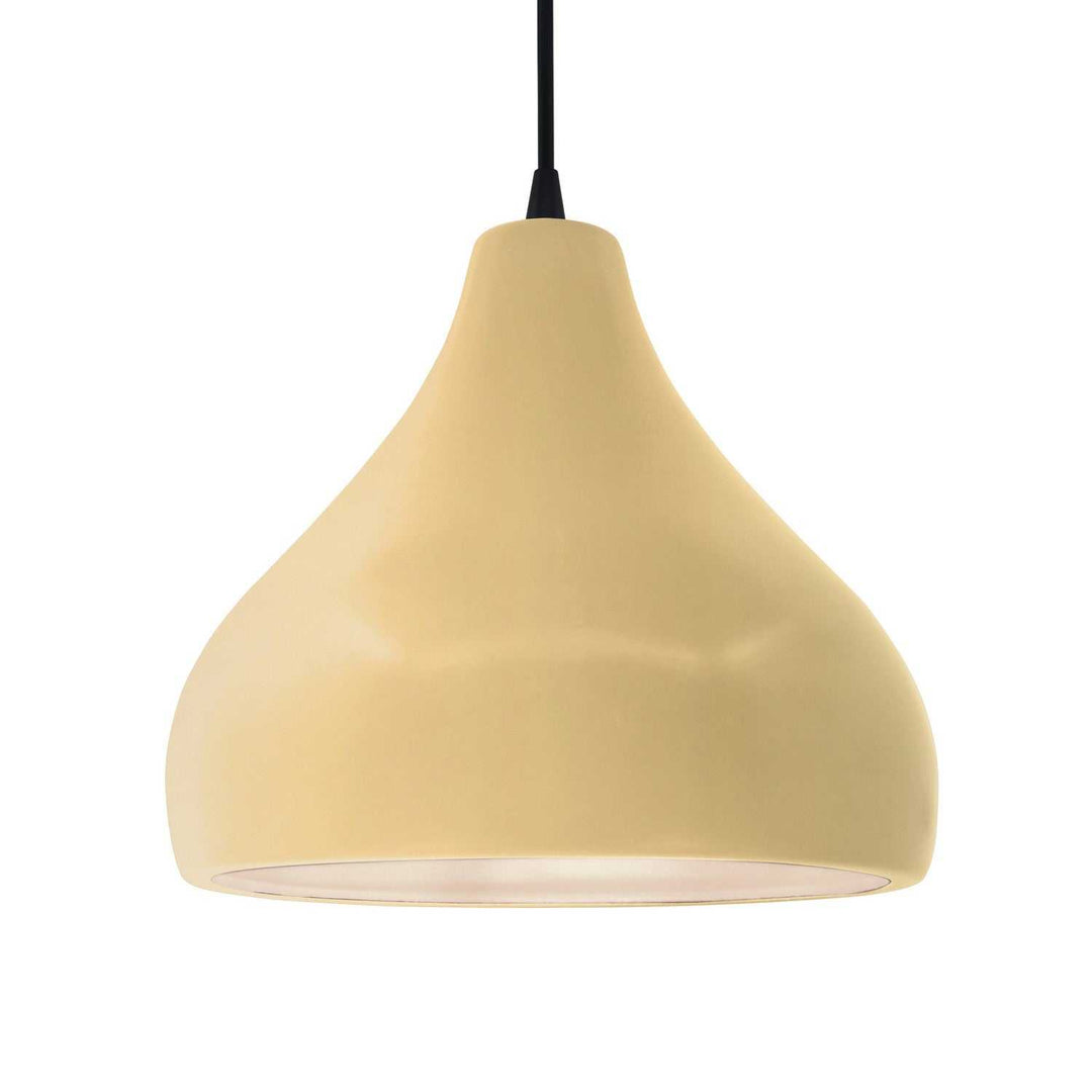 Radiance One Light Pendant in Muted Yellow Justice Designs