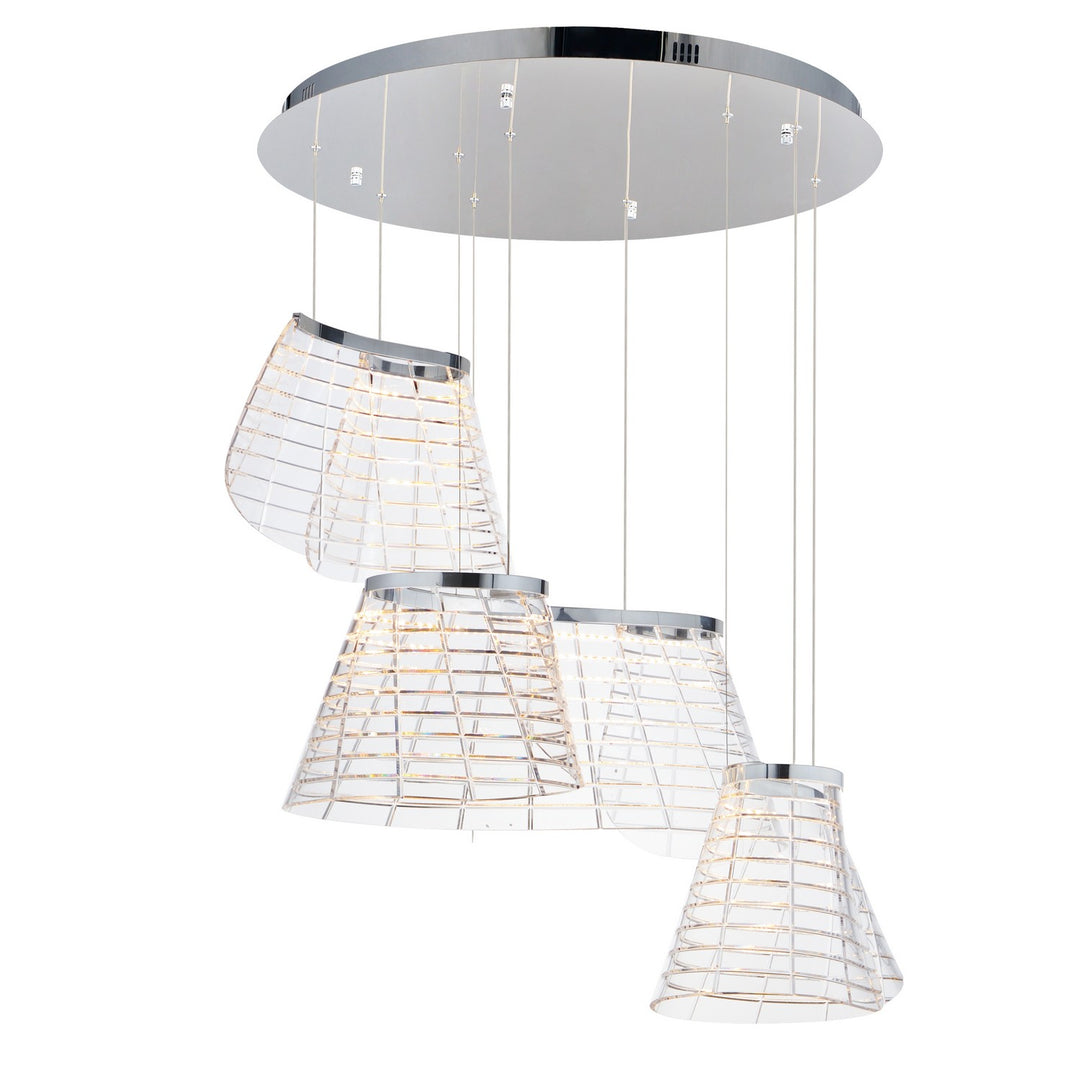 ET2 - E24816-82PC - LED Pendant - Tartan - Polished Chrome