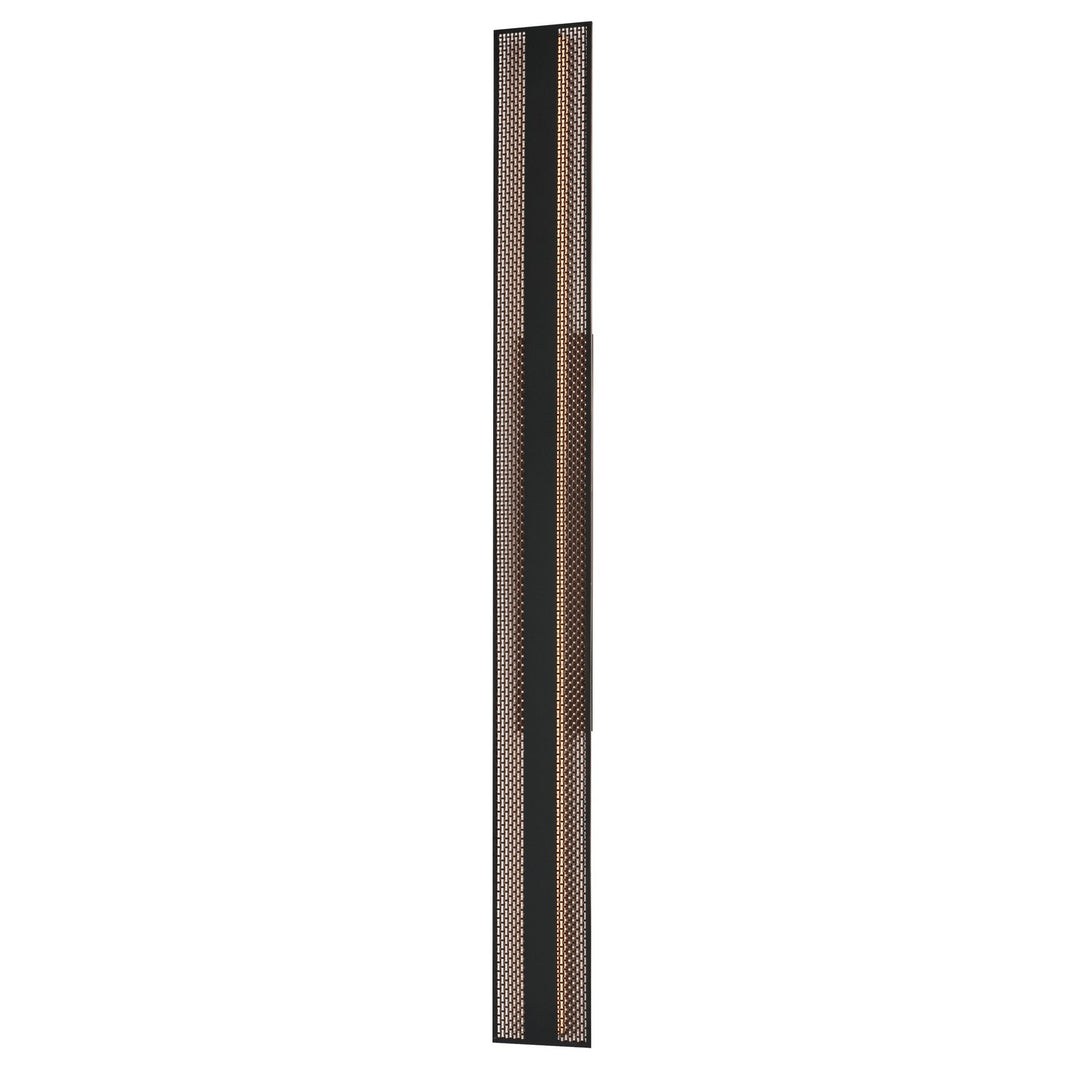ET2 - E30294-ACPBK - LED Outdoor Wall Sconce - Interlace - Black/Aged Copper