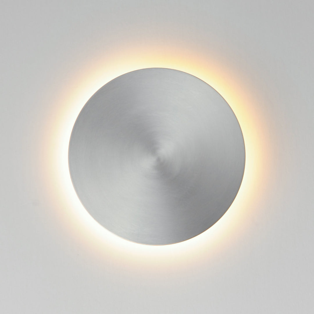 ET2 - E41501-SA - LED Wall Sconce - Alumilux Dish - Satin Aluminum