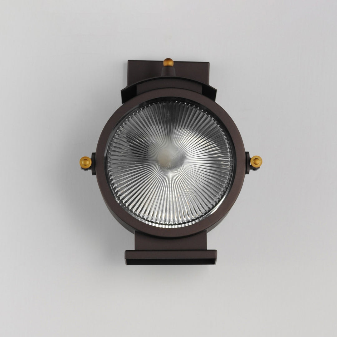Maxim - 10181OIAB - One Light Outdoor Wall Sconce - Portside - Oil Rubbed Bronze / Antique Brass