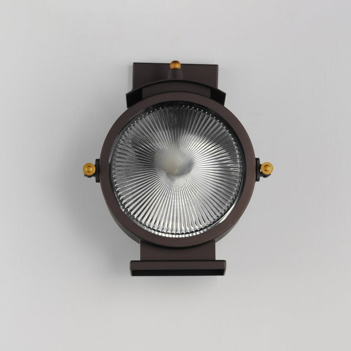 Maxim - 10181OIAB - One Light Outdoor Wall Sconce - Portside - Oil Rubbed Bronze / Antique Brass