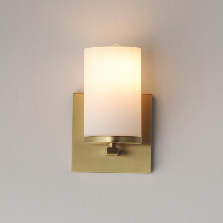 Maxim - 10281SWSBR - One Light Wall Sconce - Lateral - Satin Brass